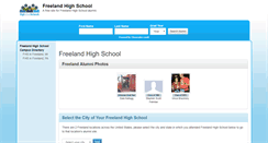 Desktop Screenshot of freelandhighschool.com